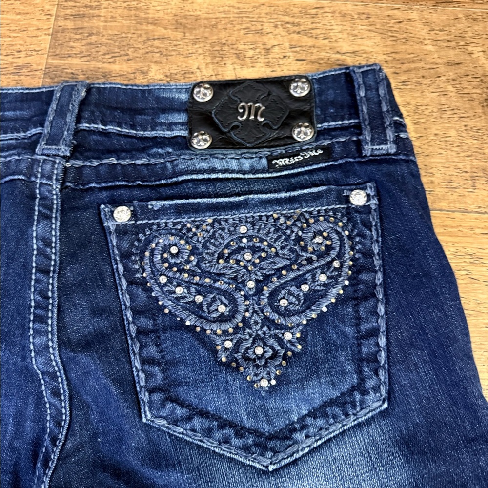 Miss Me Dark Blue Denim Jeans